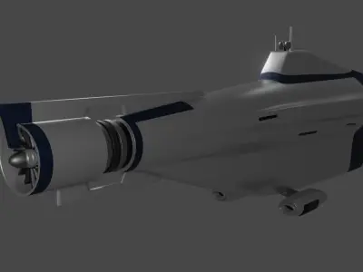 submarine cyclope 3D model
