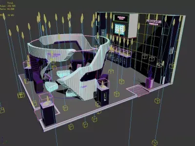 Exhibition - Area -6X6-3DMAX2009-08 3D model