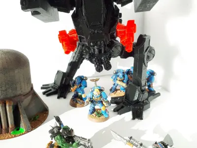 Storm Walker    Heavy mecha tank 3D print model