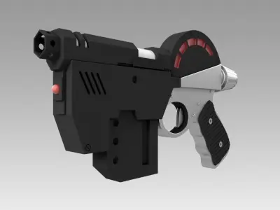 Lawgiver Judge Dredd pistol 3D model