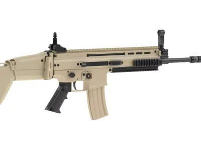FN SCAR Free low-poly 3D model