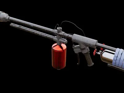 Flamethrower 3D model get