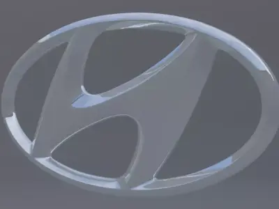 Hyundai Logo 3D model