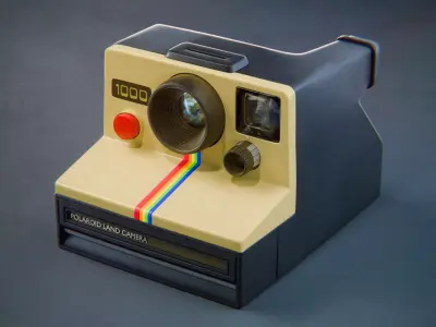 Polaroid Camera 3D model