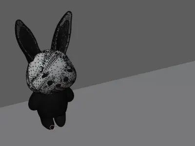 Cute Rabbit 3D model