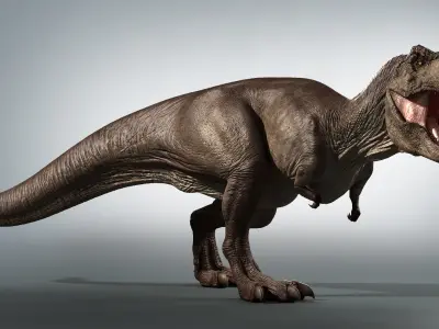 T-rex in Zbrush 3D model