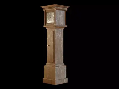 Old clock Free low-poly 3D model