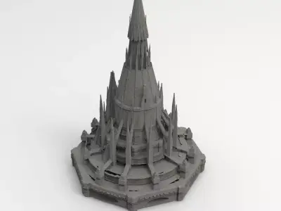 Arch Magician Tower Palace 12 3D model