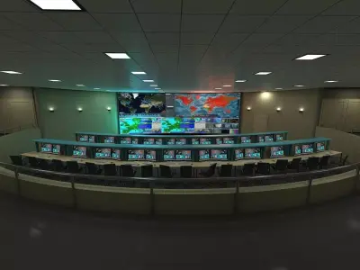 Mission Control Center 3D model