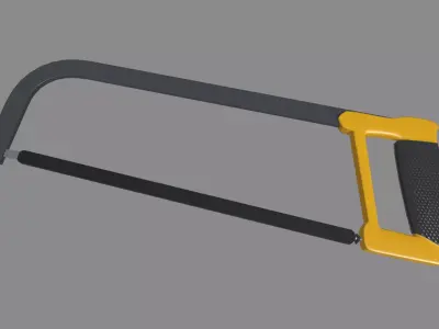 Hand Saw Low-poly 3D model purchase