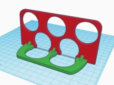 Subbuteo goal training wall 3D model