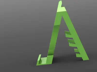 Reptilian Phoneholder 3D print model