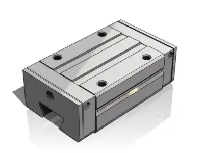 Carro Guia Linear SSR15XWYSSPB1021B THK Linear Guide Car 3D model