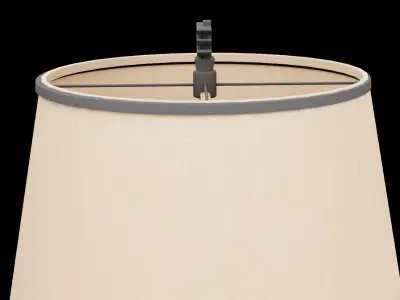 Bed Side Lamp Low-poly 3D model