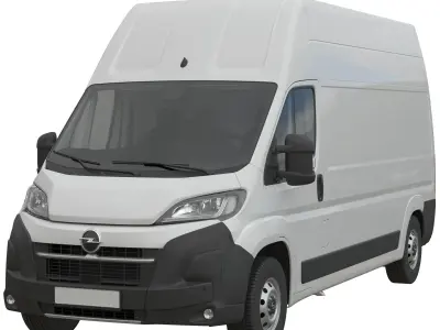 2024 Opel Movano  L3H3 Detailed interior 3D model