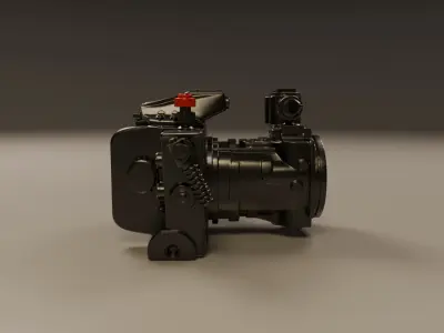 old photo camera 3D print model