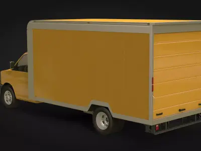 Chevrolet Express Box Truck 3D model purchase