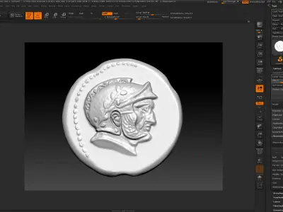 old Rome coin2-3d print model 3D print model
