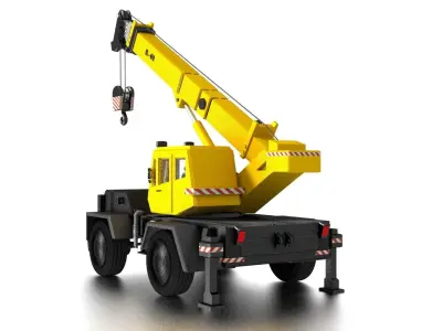 Crane Low-poly 3D model purchase