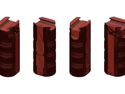 Tactical Grip 3D model