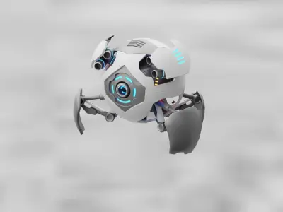 COMBAT ROBOT 3D model buy