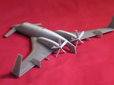 Beechcraft Starship 3D print model