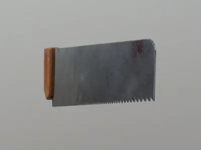 Hand Saw Low-poly 3D model order