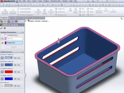 Tutorial SolidWorks Mold Tools Free 3D model