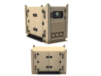 Military Generator 3D model from CGTrader