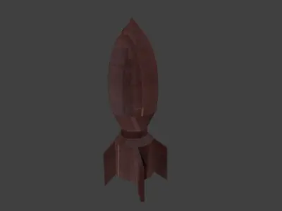Atom Bomb Free low-poly 3D model