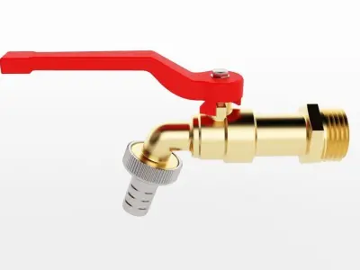 Ball Valve 3D model buy