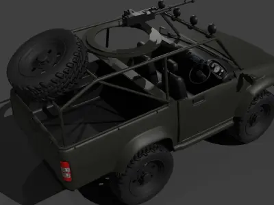 hilux truck 3D model