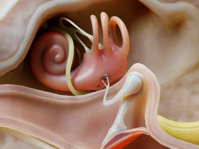 Ear Anatomy Structure Open 3D model