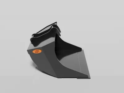 JST Nordic Line 20-25 Ton Grading Bucket Low-poly 3D model