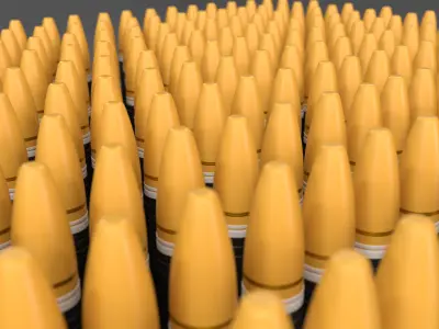 Medium Caliber Rounds 3D model