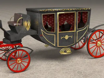 Lux Carriage 4K 3D model