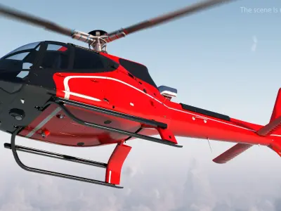 Private Helicopters Big Collection 3D model