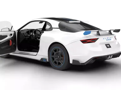 Alpine A110 R Le Mans Edition 2023 HQ 3d model 3D model