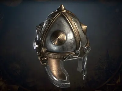 Medieval Weapons Low-poly 3D model 2