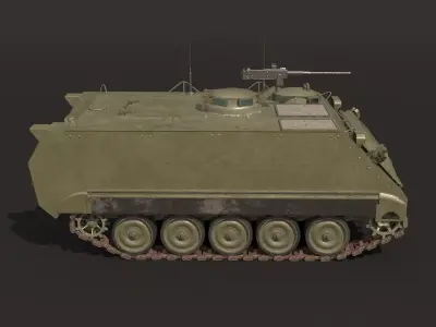 M113A3 Armored Personnel Carrier 3D model