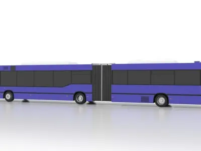Mercedes-Benz O405GN2 France Low Low-poly 3D model