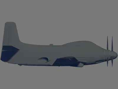 A2D-1 Skyshark 3D model