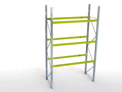 Warehouse Rack 3D model buy