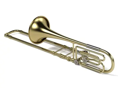 Brass Musical Instruments 3D model