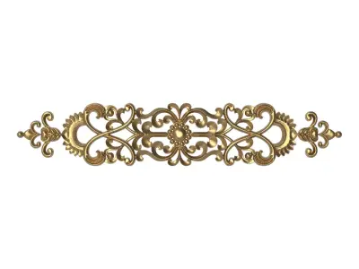 decorative pattern ready for 3D printing 3D model