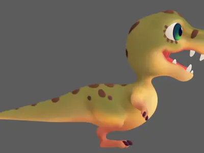Baby Trex 3D model