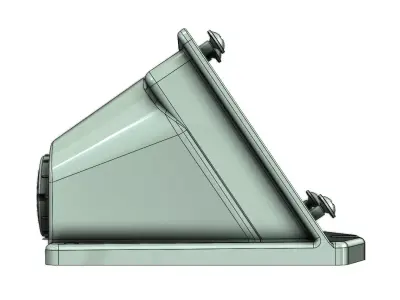 Caixa de Parede Inclinada Scame 16A Inclined Wall Box 3D model
