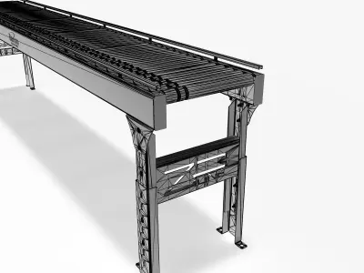 Conveyor - Zipline RLVDC 3D model