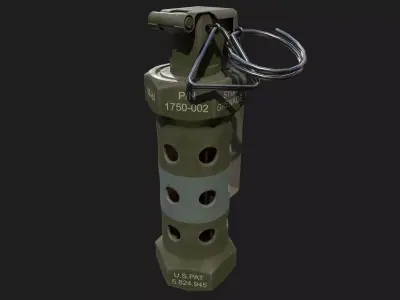 Stun Grenade Low-poly 3D model