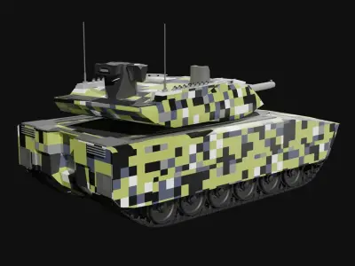 Lynx 120 Armoured Fighting Vehicle Tank 3D model